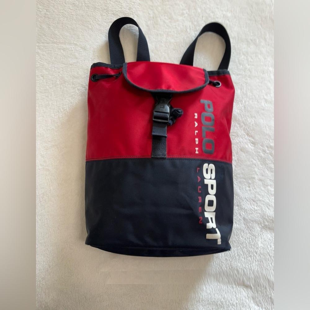 POLO RALPH LAUREN SPORT RED AND BLACK FOR MEM.